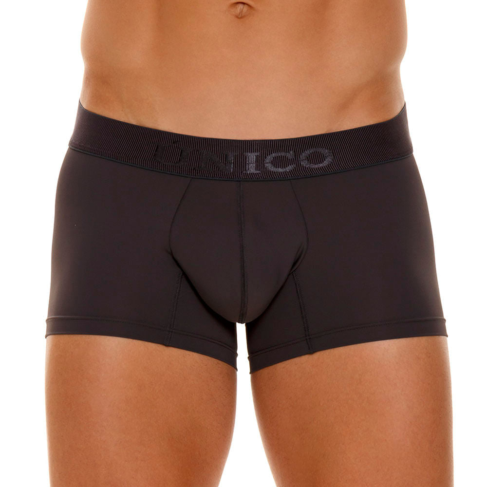 Mundo Unico Men's Zebrano M23 Short Boxer Briefs - Grey