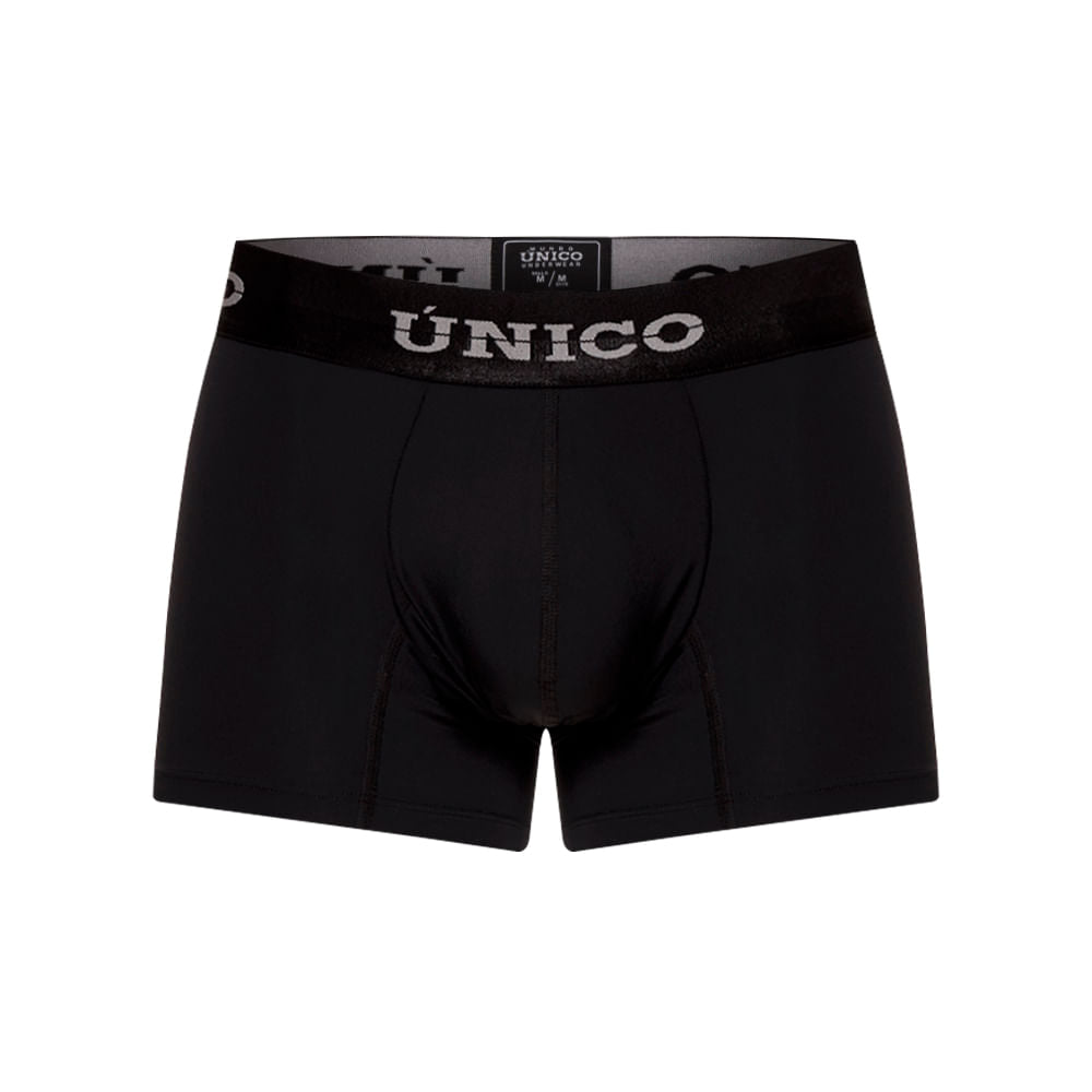 Unico Boxer Corto Makore A23 - Men's Black Premium Cotton Trunk