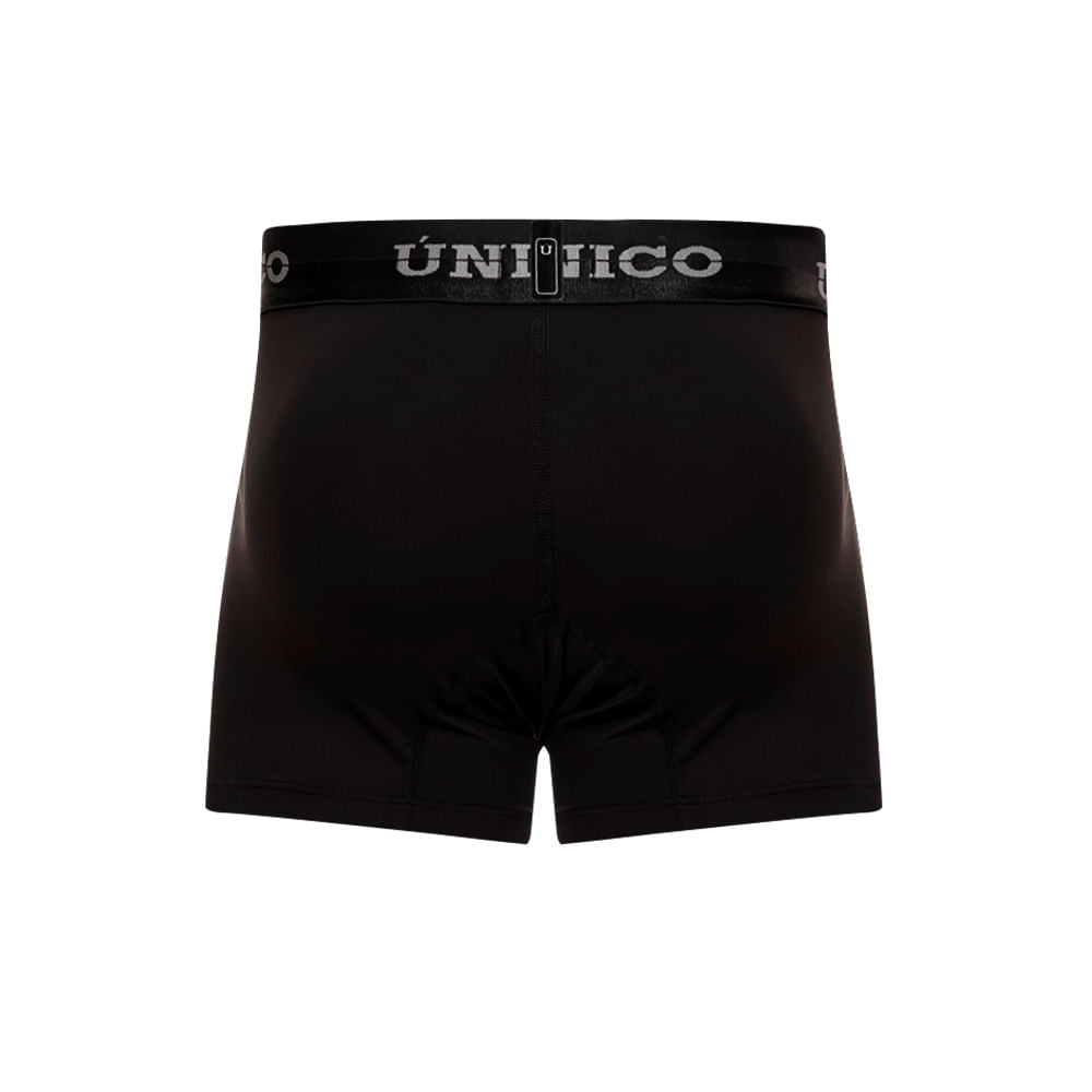 Unico Boxer Corto Makore A23 - Men's Black Premium Cotton Trunk