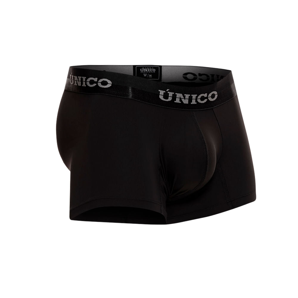 Unico Boxer Corto Makore A23 - Men's Black Premium Cotton Trunk