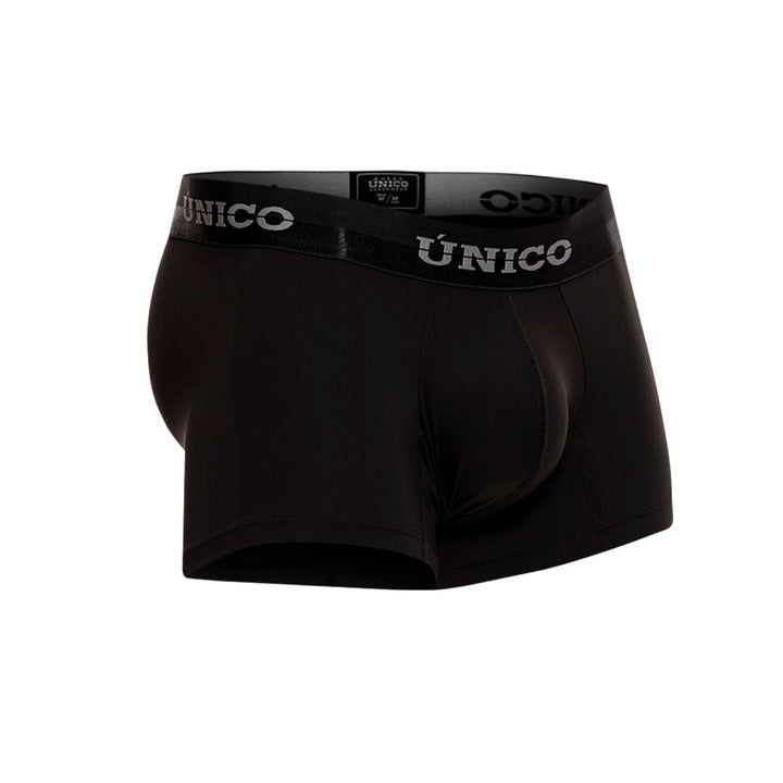 Unico Boxer Corto Makore A23 - Men's Black Premium Cotton Trunk