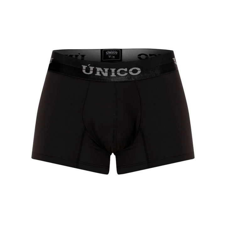 Unico Boxer Corto Makore M23 - Men's Black Microfiber Trunk