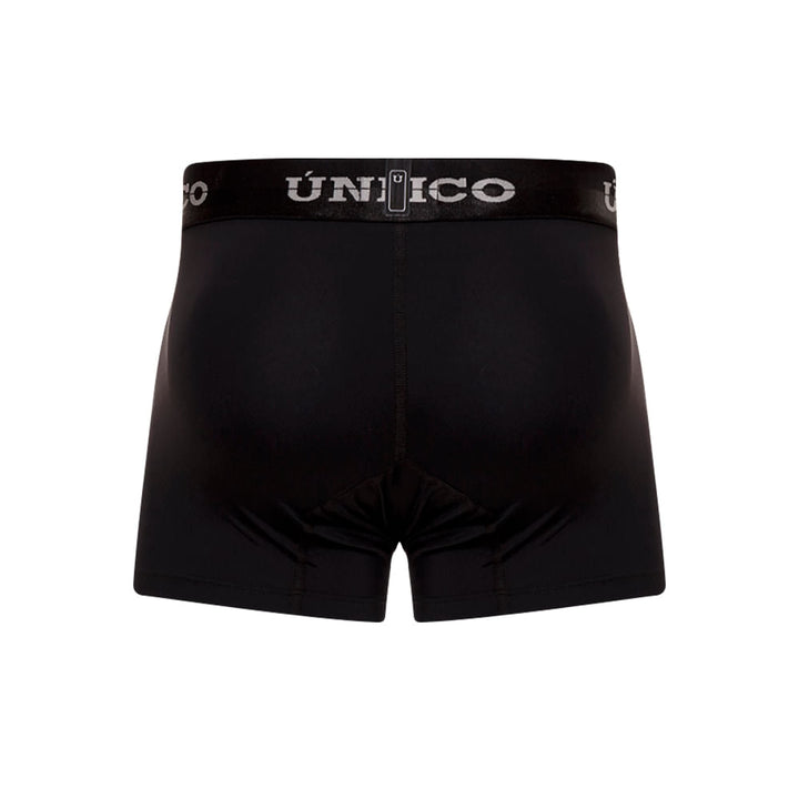 Unico Boxer Corto Makore M23 - Men's Black Microfiber Trunk