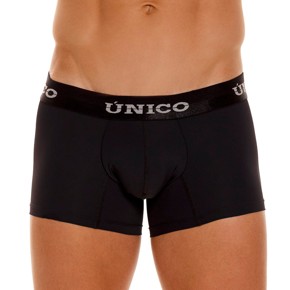 Unico Boxer Corto Makore M23 - Men's Black Microfiber Trunk