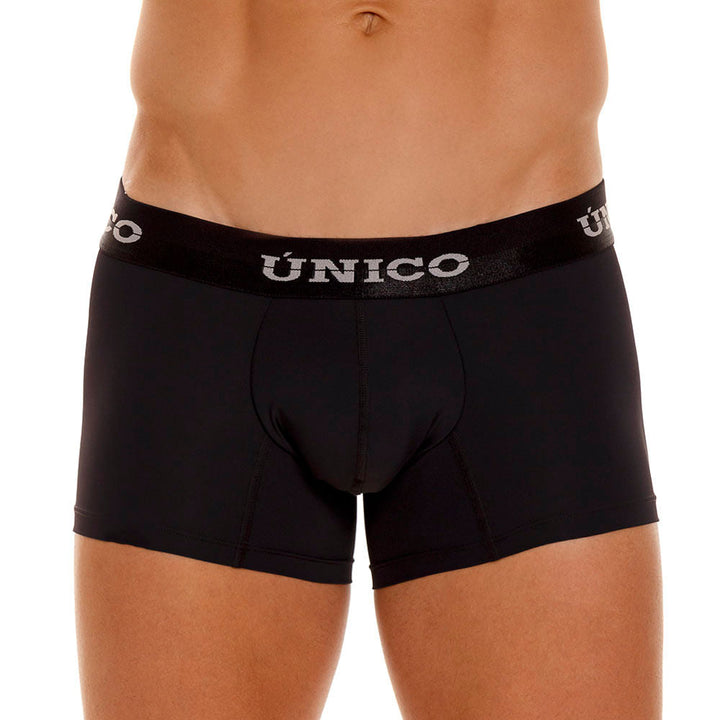 Unico Boxer Corto Makore M23 - Men's Black Microfiber Trunk