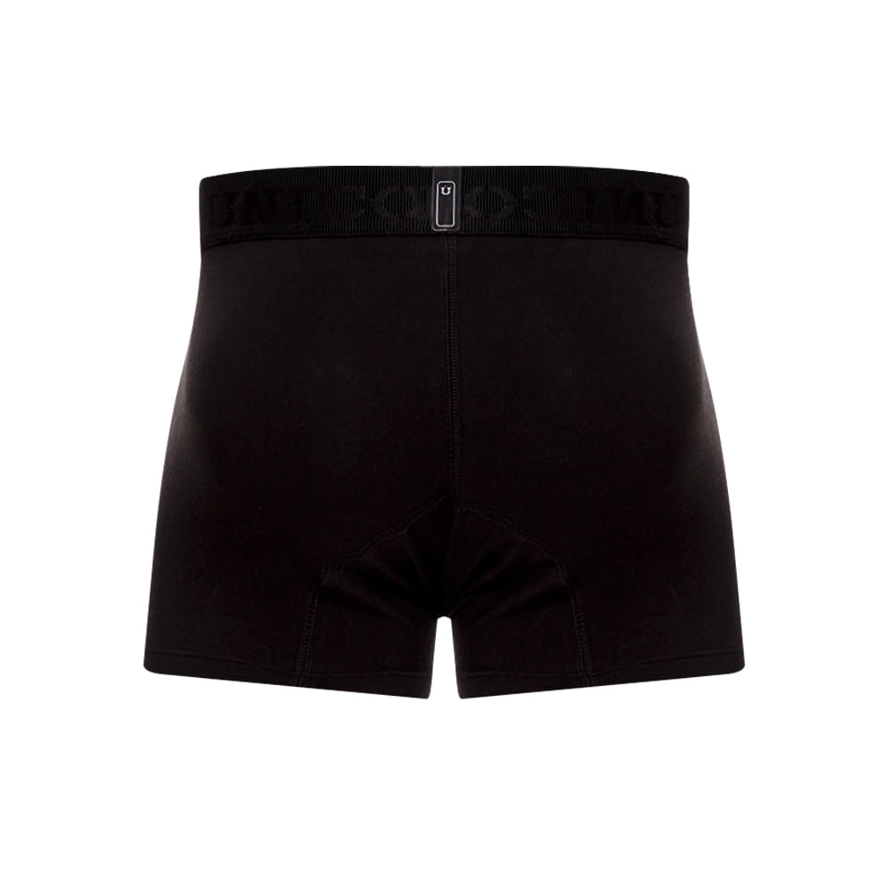 Mundo Unico Roble A23 Men's Cotton Short Boxer Briefs - Black (Negro)