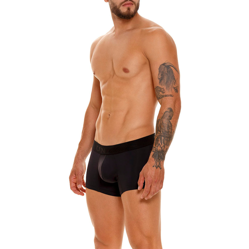 Mundo Unico Roble A23 Men's Cotton Short Boxer Briefs - Black (Negro)