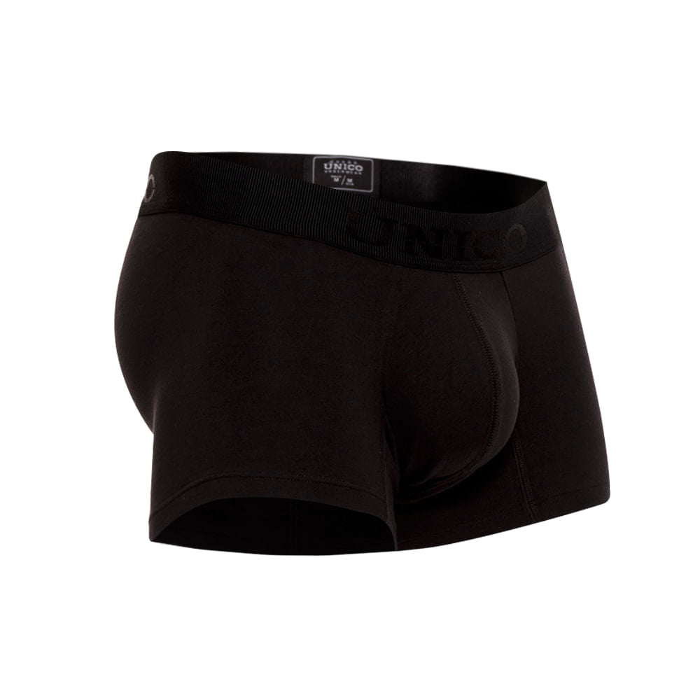Mundo Unico Roble A23 Men's Cotton Short Boxer Briefs - Black (Negro)