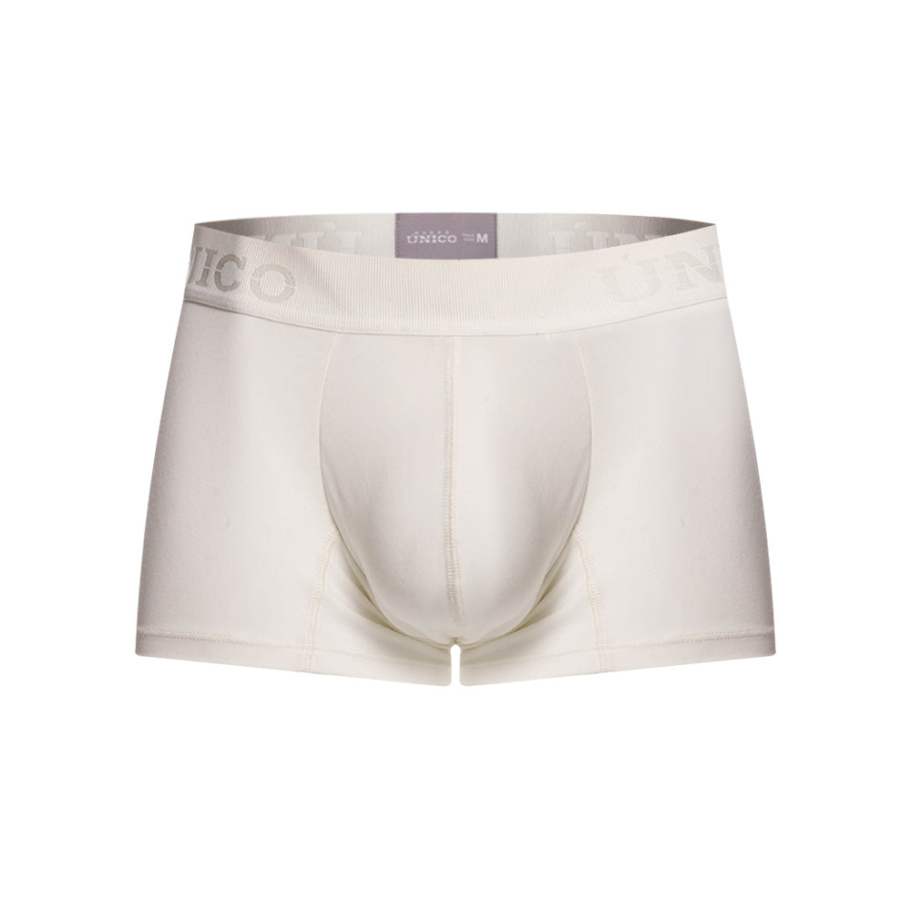 Mundo Unico Men's Nivjis Beige Short Boxer Briefs - Solid Beige