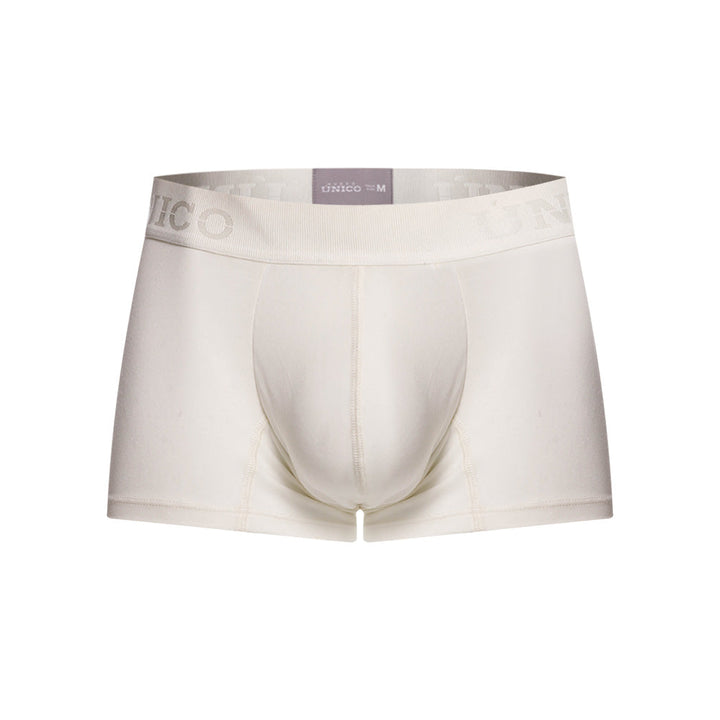 Mundo Unico Men's Nivjis Beige Short Boxer Briefs - Solid Beige
