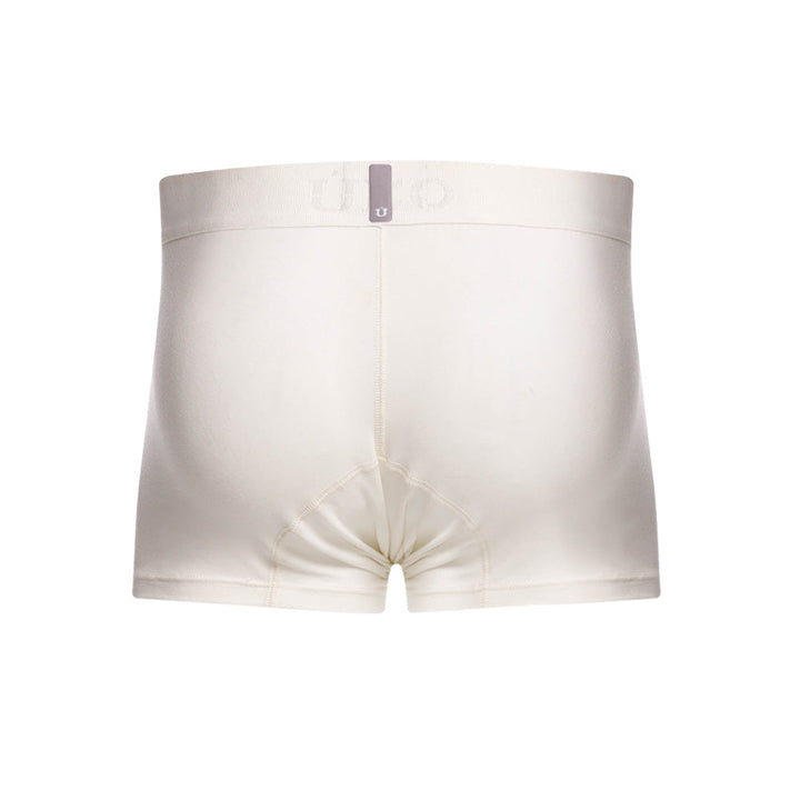Mundo Unico Men's Nivjis Beige Short Boxer Briefs - Solid Beige