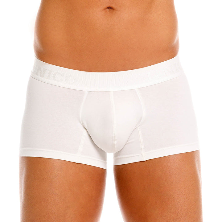 Mundo Unico Men's Nivjis Beige Short Boxer Briefs - Solid Beige