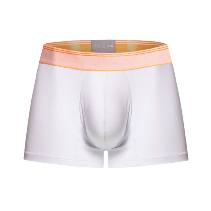 Mundo Unico Men’s Boxer Corto Pomelo Blanco - Premium Pima Cotton Short Boxer Briefs with Support Pouch