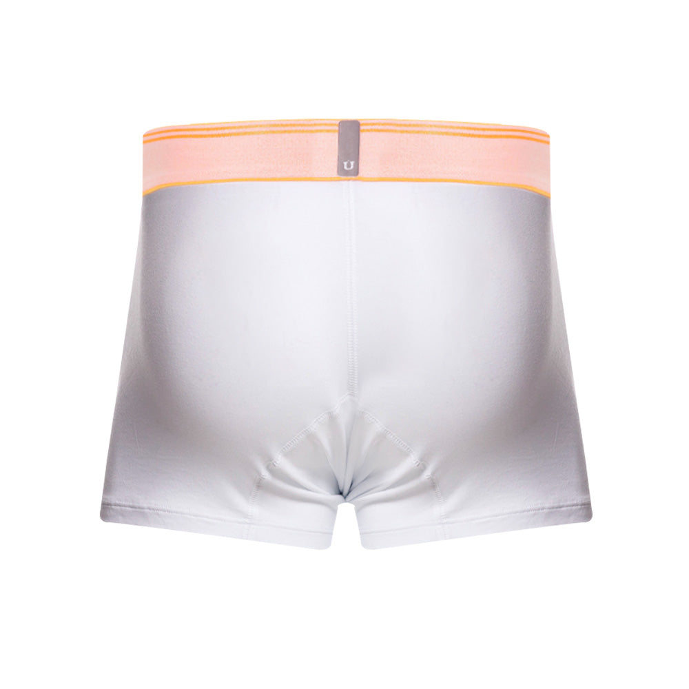 Mundo Unico Men’s Boxer Corto Pomelo Blanco - Premium Pima Cotton Short Boxer Briefs with Support Pouch