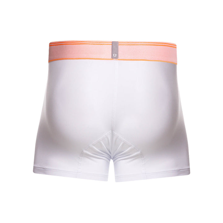 Mundo Unico Men's Toronja Short Boxer Briefs - White Microfiber
