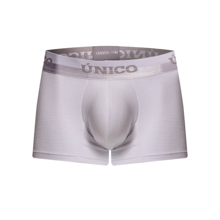 Mundo Unico Men's Yeniseos White Solid Short Boxer Briefs