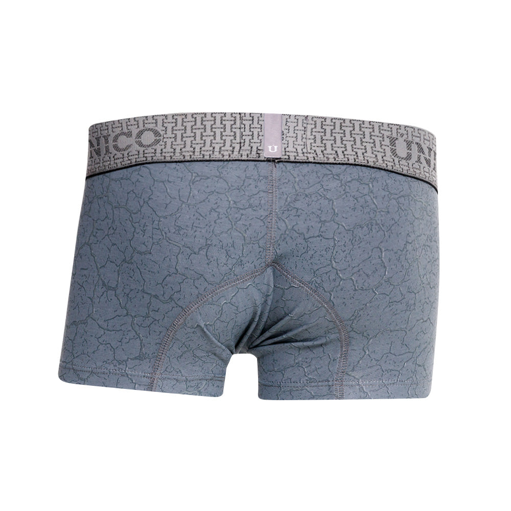 Mundo Unico boys grey microfiber mid boxer Baldio kids underwear – back view