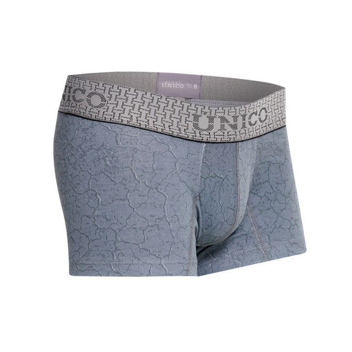Mundo Unico boys grey microfiber mid boxer Baldio kids underwear – side view