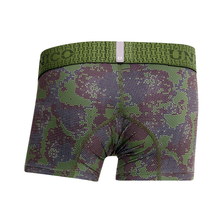 Mundo Unico Boys’ Boxer Medio Kombu Verde - Premium Microfiber Mid-Leg Boxer Briefs