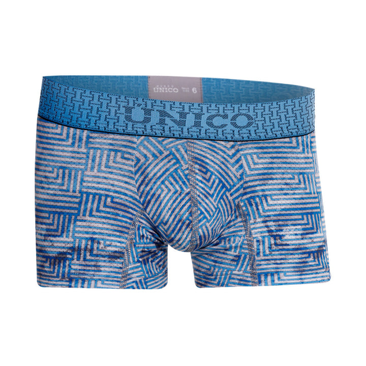 Mundo Unico Boys' Ostión Azul Mid-Length Boxer Briefs - Kids' Performance Microfiber Underwear