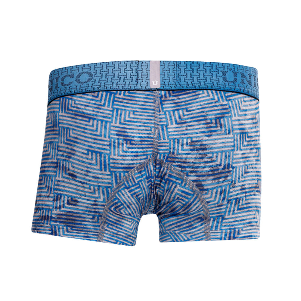 Mundo Unico Boys' Ostión Azul Mid-Length Boxer Briefs - Kids' Performance Microfiber Underwear