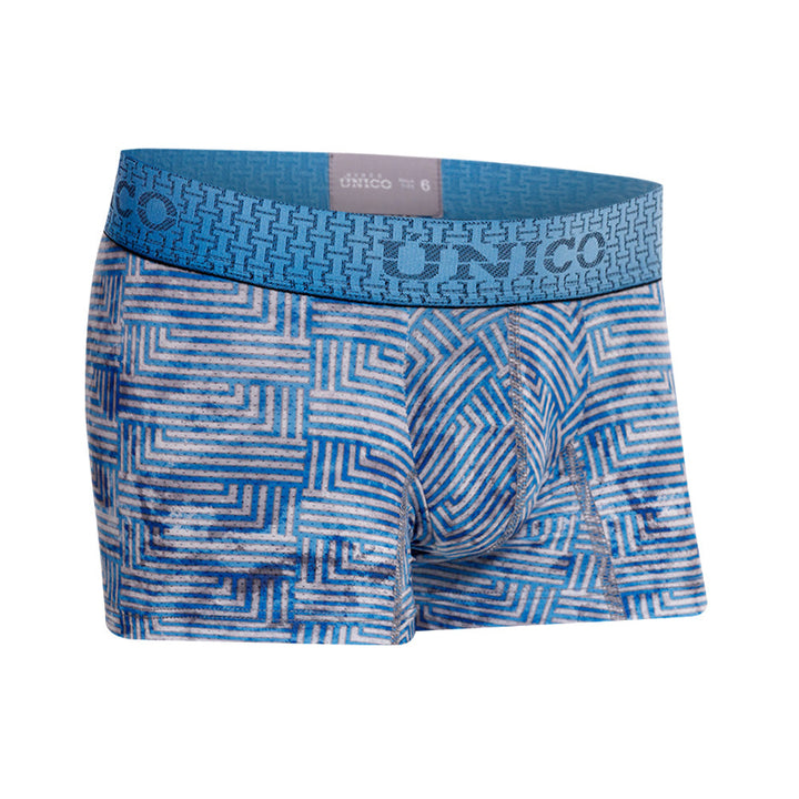 Mundo Unico Boys' Ostión Azul Mid-Length Boxer Briefs - Kids' Performance Microfiber Underwear
