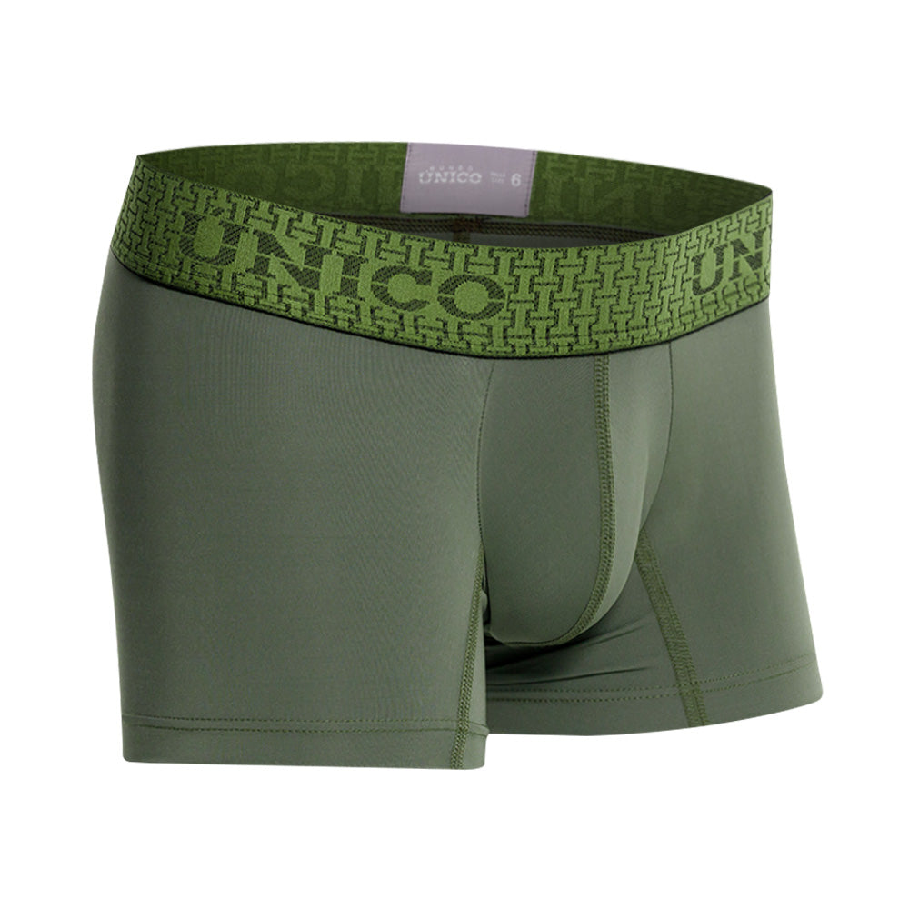 Mundo Unico Boys' Glauco Verde Microfiber Boxer Briefs - Green