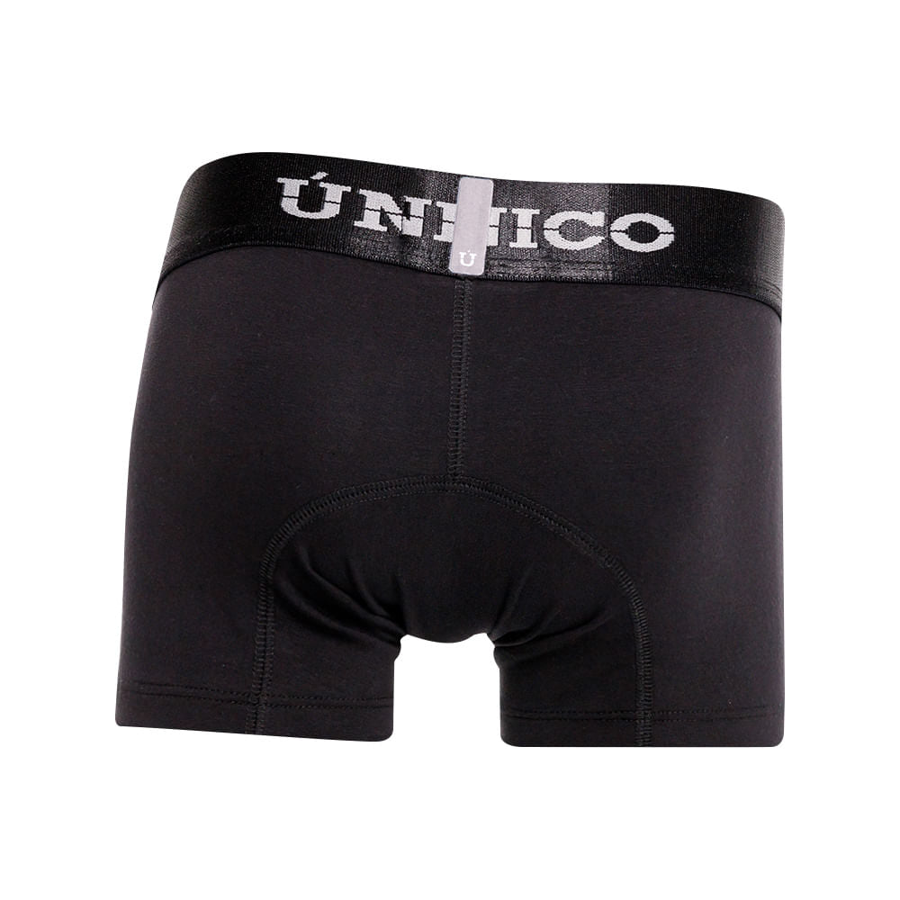 Mundo Unico Boys' Intenso M23 Mid-Length Boxer Briefs - Black Microfiber Kids' Underwear