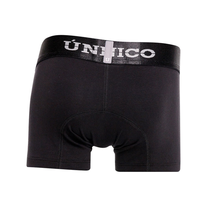Mundo Unico Boys' Intenso M23 Mid-Length Boxer Briefs - Black Microfiber Kids' Underwear