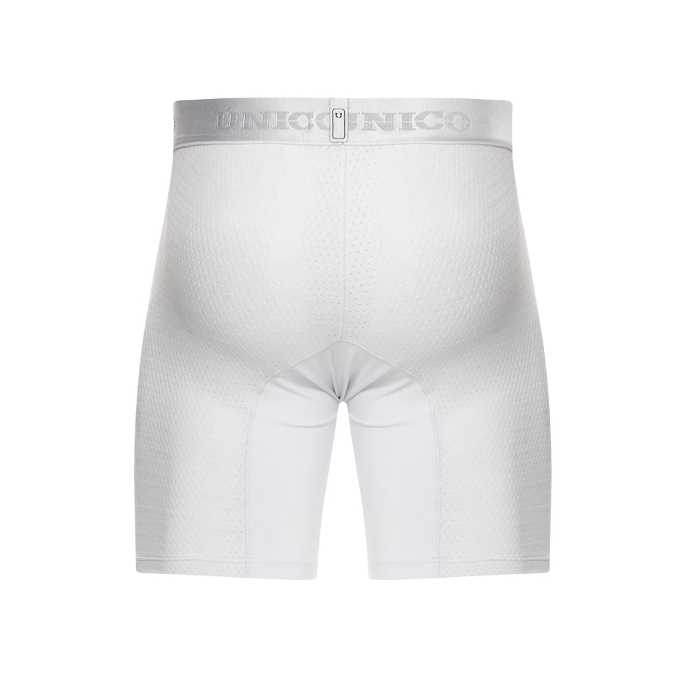 Mundo Unico Men's Balso M23 Mid-Leg Boxer Briefs - White