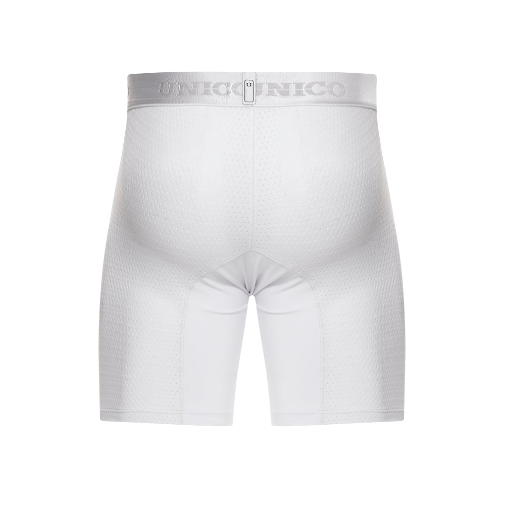 Mundo Unico Men's Balso M23 Mid-Leg Boxer Briefs - White