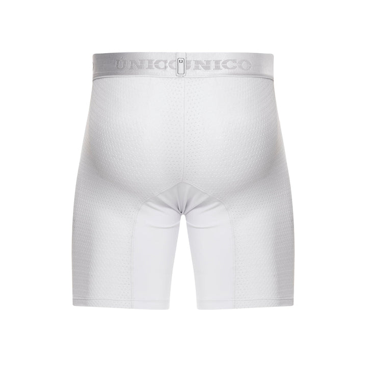 Mundo Unico Men's Balso M23 Mid-Leg Boxer Briefs - White