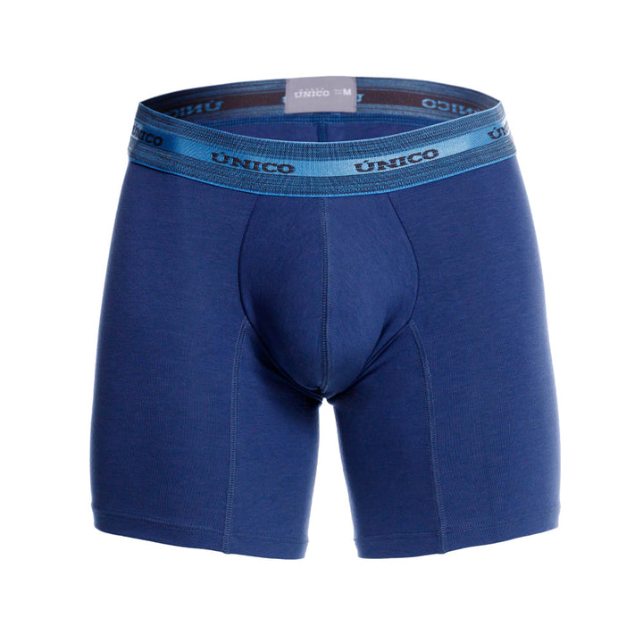 Mundo Unico Men’s Boxer Largo Clasico Blanco - Premium Cotton Long Leg Boxer Briefs
