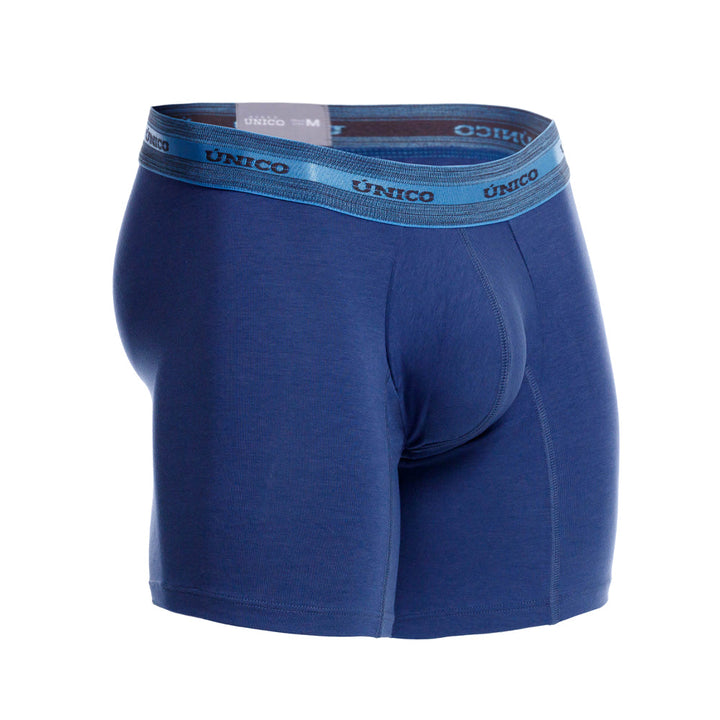 Mundo Unico Men’s Boxer Largo Clasico Blanco - Premium Cotton Long Leg Boxer Briefs