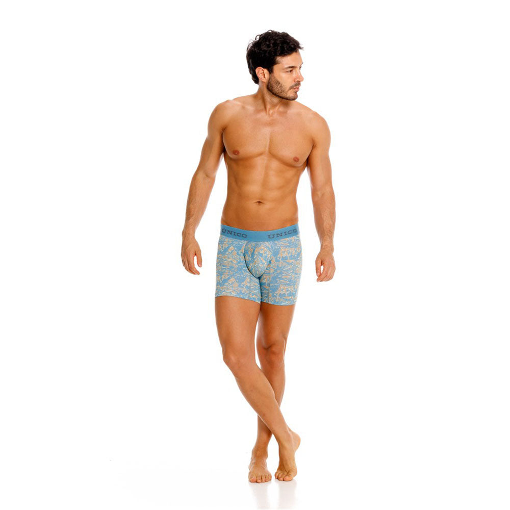 Mundo Unico Brocado Men's Boxer Briefs in Blue – men's boxer briefs Handmade in Colombia