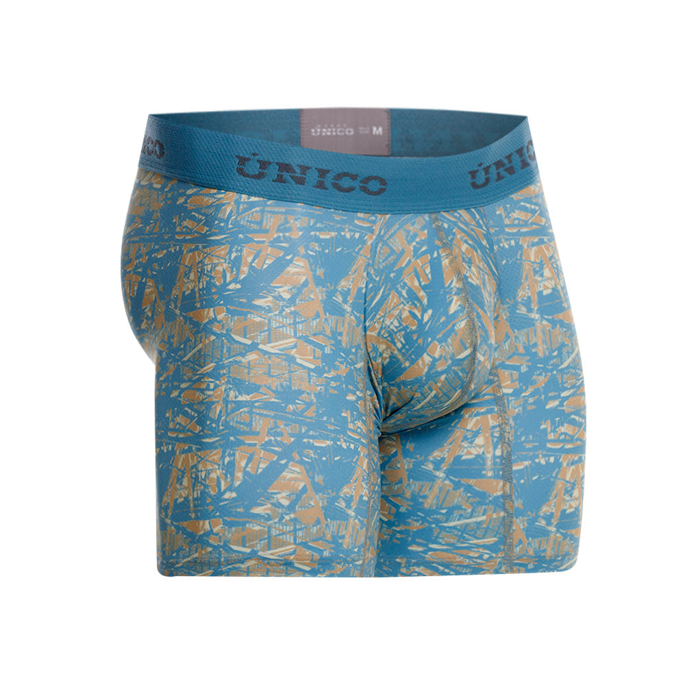 Mundo Unico Brocado Men's Boxer Briefs in Blue – men's boxer briefs Handmade in Colombia