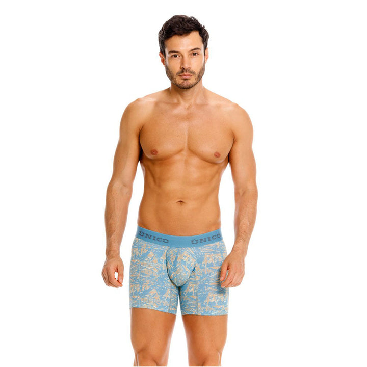 Mundo Unico Brocado Men's Boxer Briefs in Blue – men's boxer briefs Handmade in Colombia