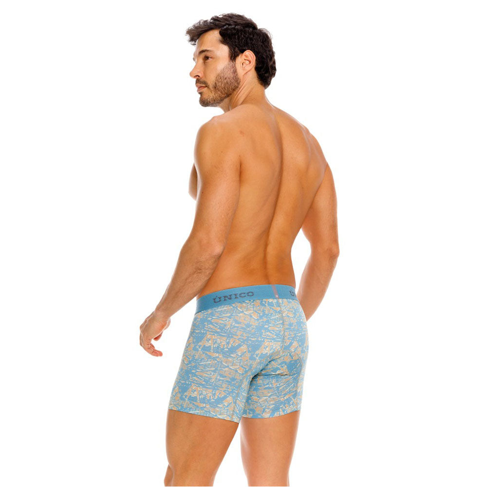 Mundo Unico Brocado Men's Boxer Briefs in Blue – men's boxer briefs Handmade in Colombia