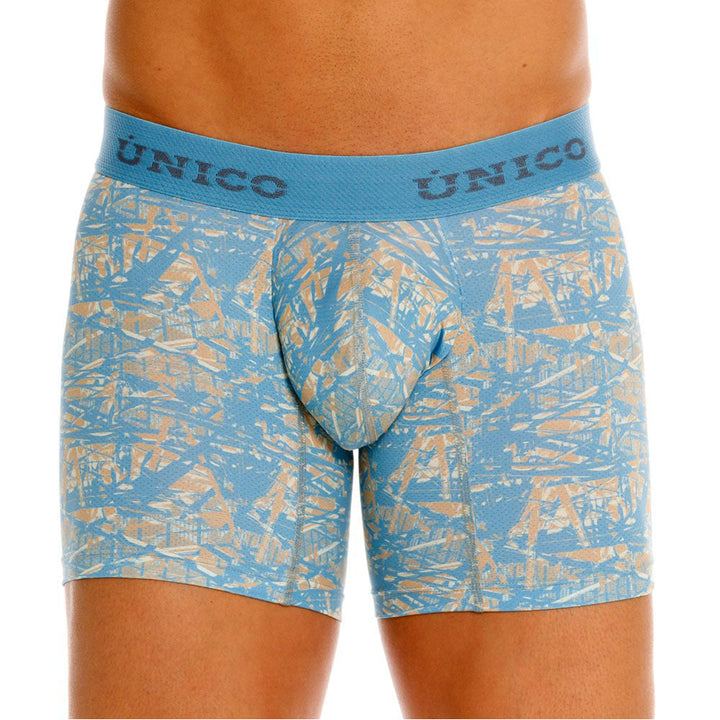 Mundo Unico Brocado Men's Boxer Briefs in Blue – men's boxer briefs Handmade in Colombia
