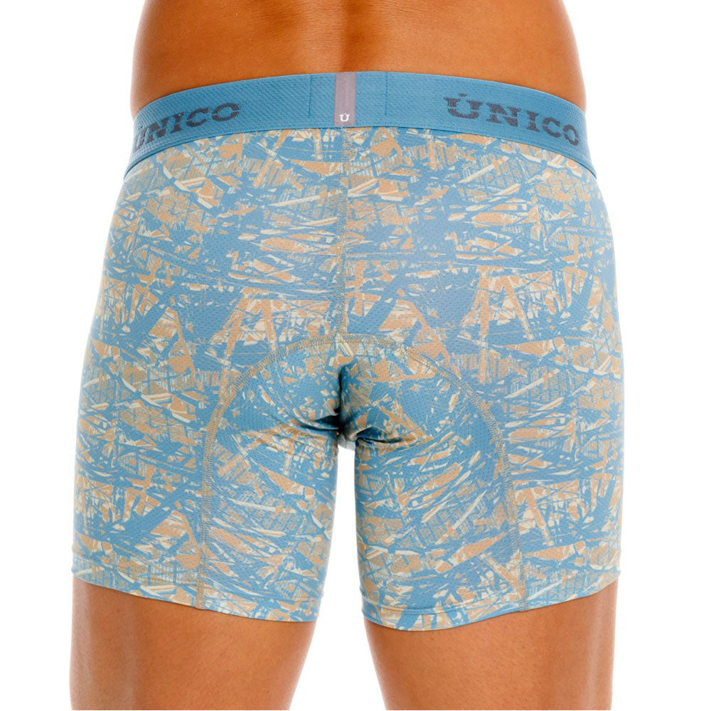 Mundo Unico Brocado Men's Boxer Briefs in Blue – men's boxer briefs Handmade in Colombia