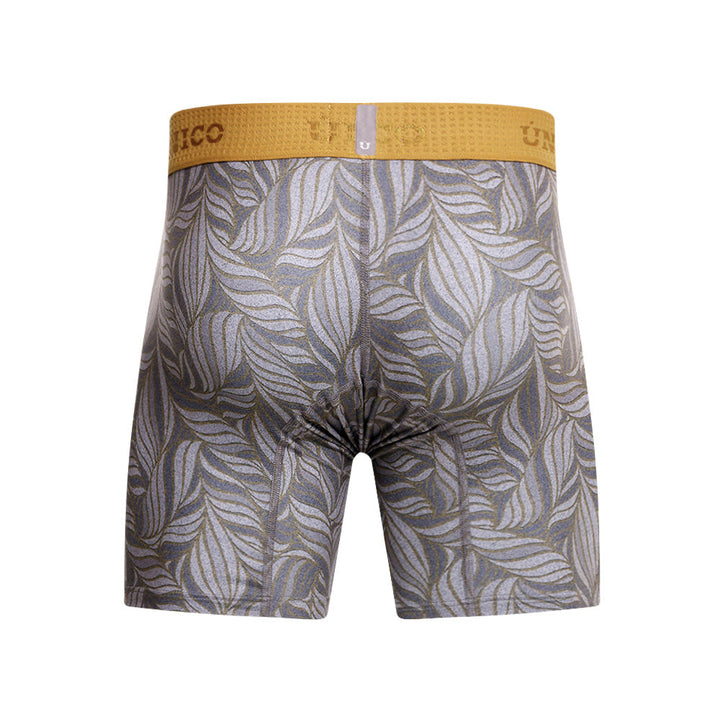 MUNDO ÚNICO Grey Caudal Print Mid-Length Boxer Briefs (BOXER MEDIO CAUDAL GRIS)