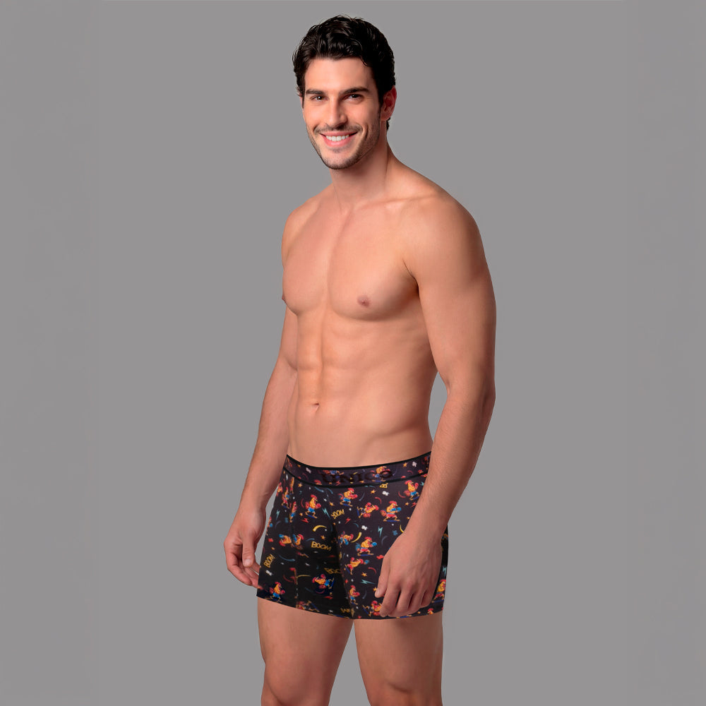 Mundo Unico Combatiente Men's Boxer Briefs in Black – men's boxer briefs Handmade in Colombia