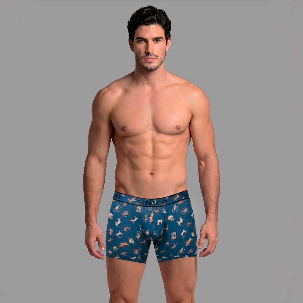 Mundo Unico Criollos Men's Boxer Briefs in Blue – men's boxer briefs Handmade in Colombia