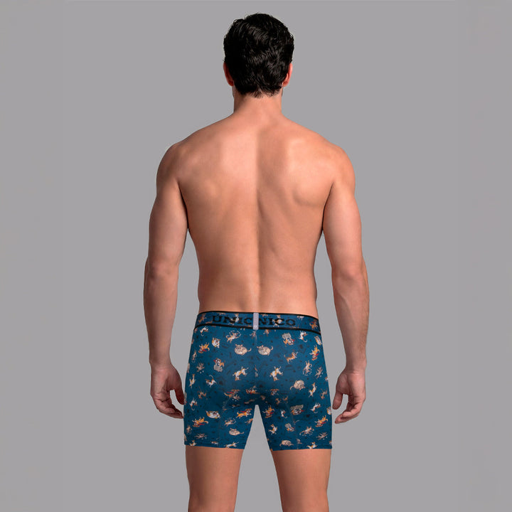 Mundo Unico Criollos Men's Boxer Briefs in Blue – men's boxer briefs Handmade in Colombia