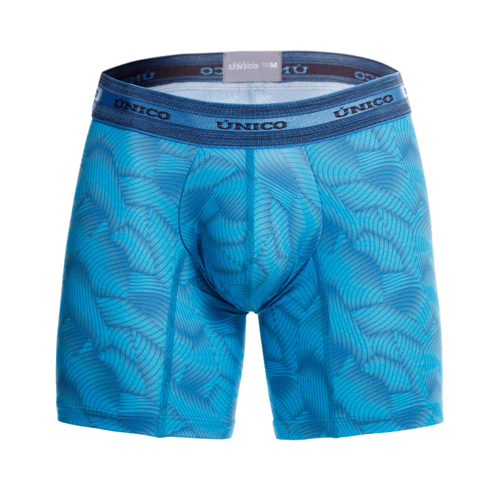 Mundo Único Men’s Boxer Medio Estraza Azul - Micro-Perforated Comfort Boxer Briefs