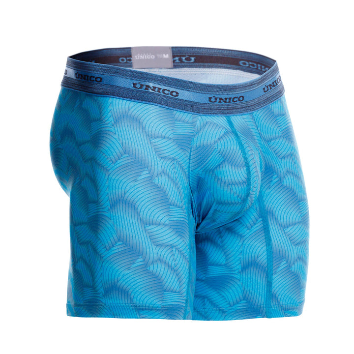 Mundo Único Men’s Boxer Medio Estraza Azul - Micro-Perforated Comfort Boxer Briefs