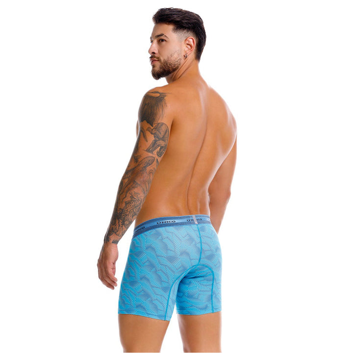 Mundo Único Men’s Boxer Medio Estraza Azul - Micro-Perforated Comfort Boxer Briefs