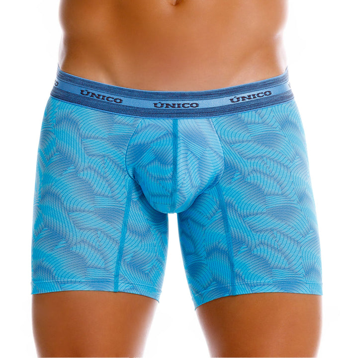 Mundo Único Men’s Boxer Medio Estraza Azul - Micro-Perforated Comfort Boxer Briefs
