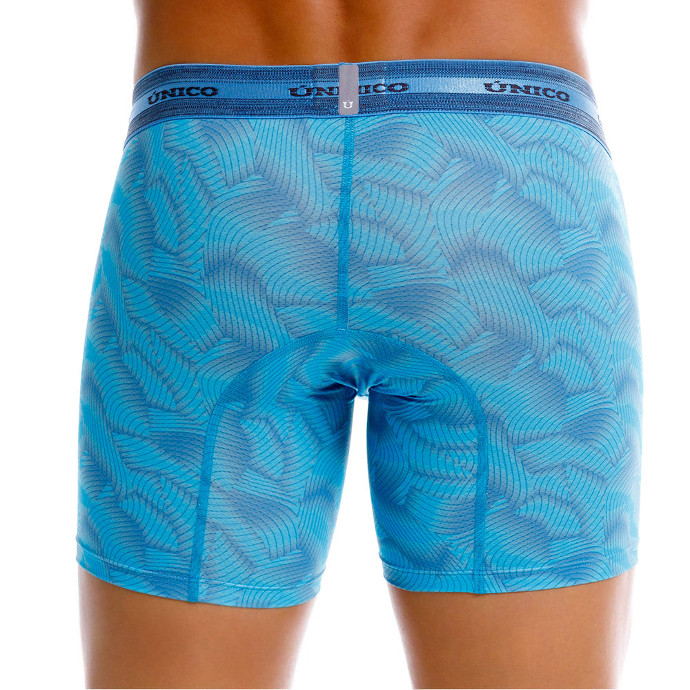 Mundo Único Men’s Boxer Medio Estraza Azul - Micro-Perforated Comfort Boxer Briefs
