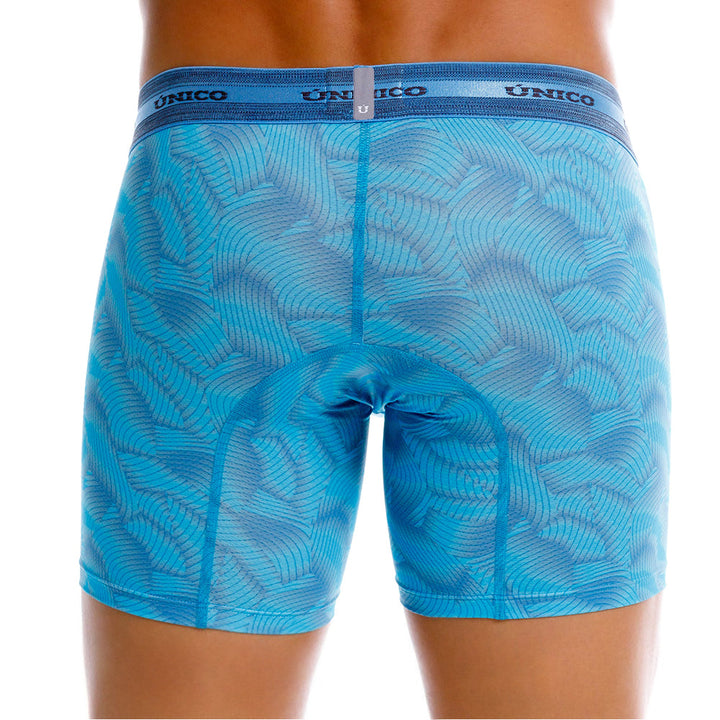 Mundo Único Men’s Boxer Medio Estraza Azul - Micro-Perforated Comfort Boxer Briefs